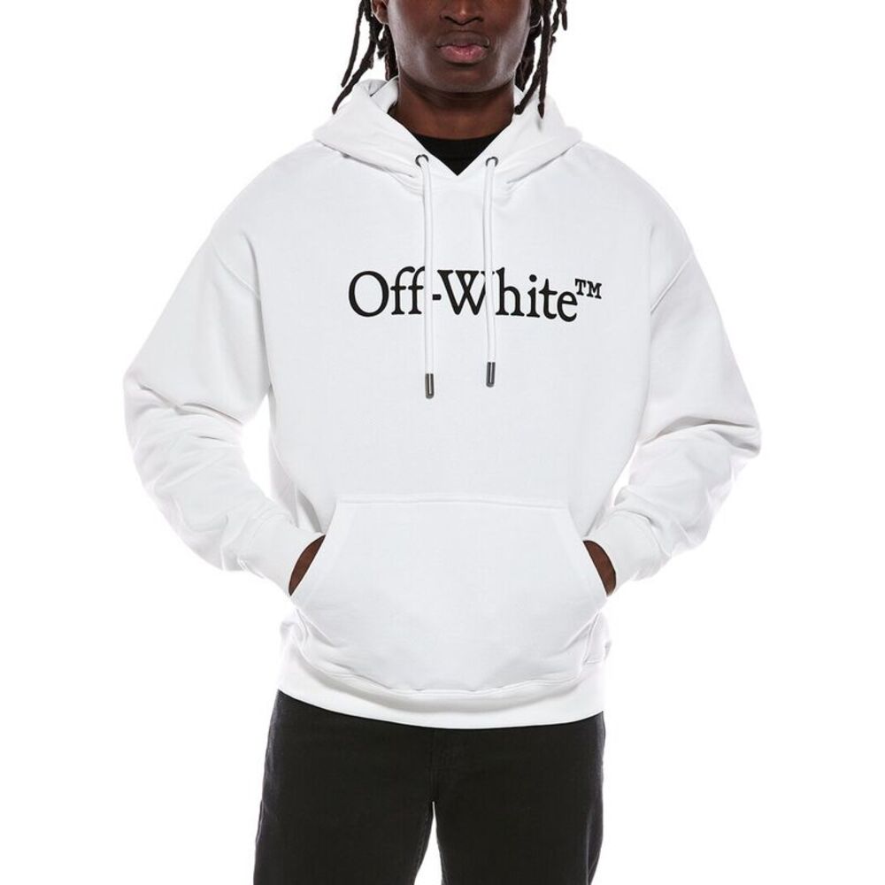 Off-White™ Mens Off-White Logo Hoodie, White